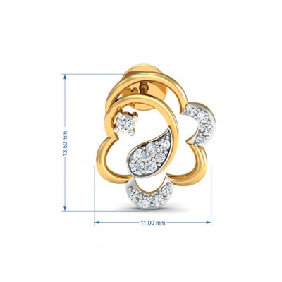 Reya Diamond Pendant, earring ring set In gold
